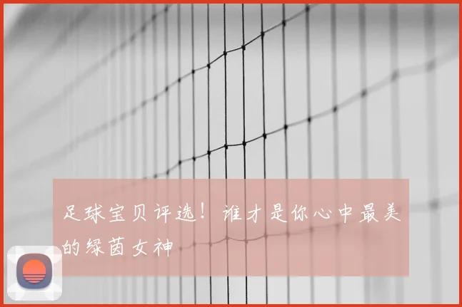 足球宝贝评选！谁才是你心中最美的绿茵女神